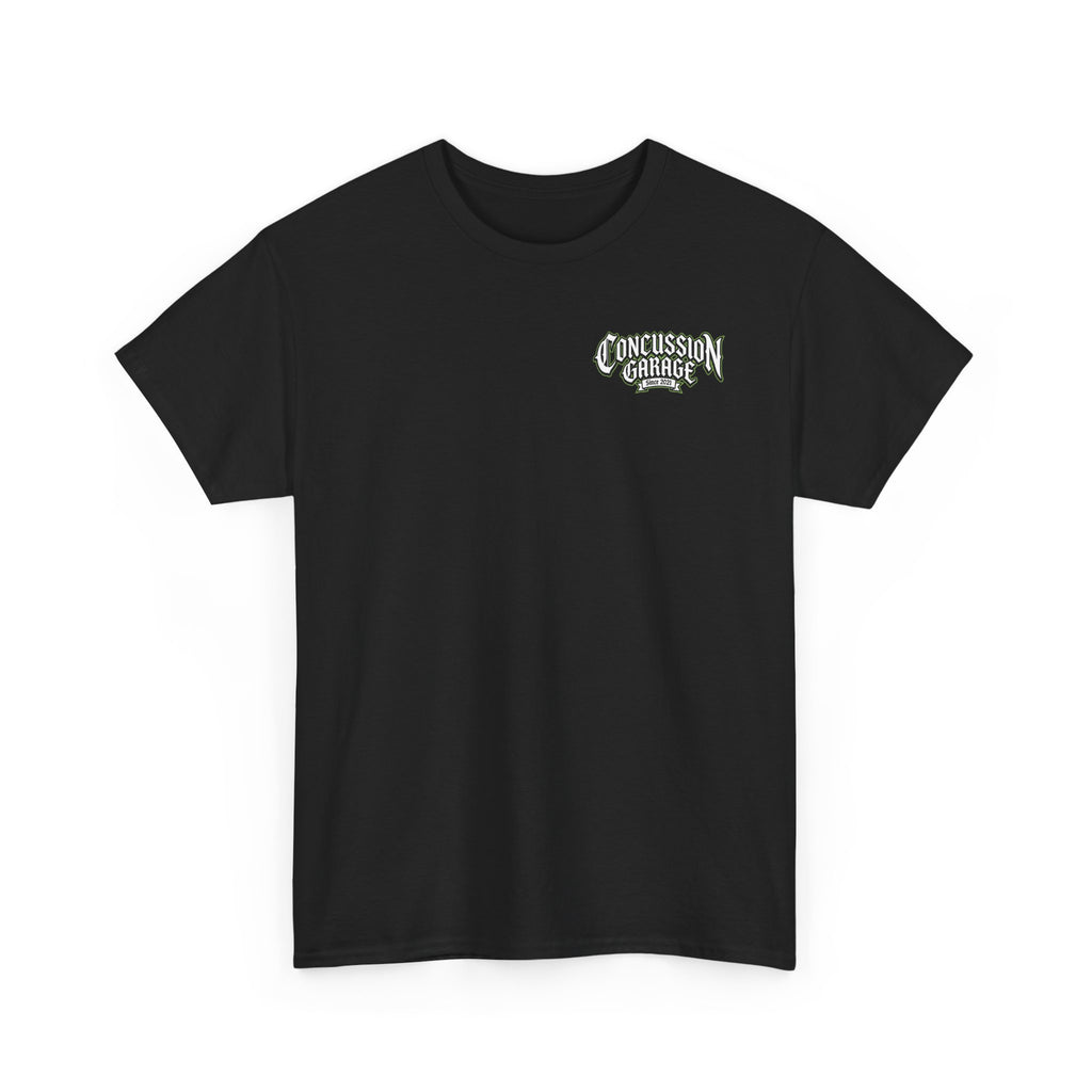 Concussion Garage Graphic Tee — Unleashed Japanese Oni